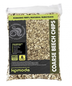 Komodo - Beech Chips Course - 100% Natural - 6 Litres